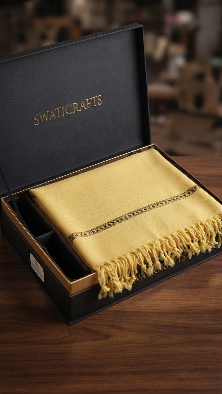 Pure Handmade Wool Shawl — SwatiCrafts
