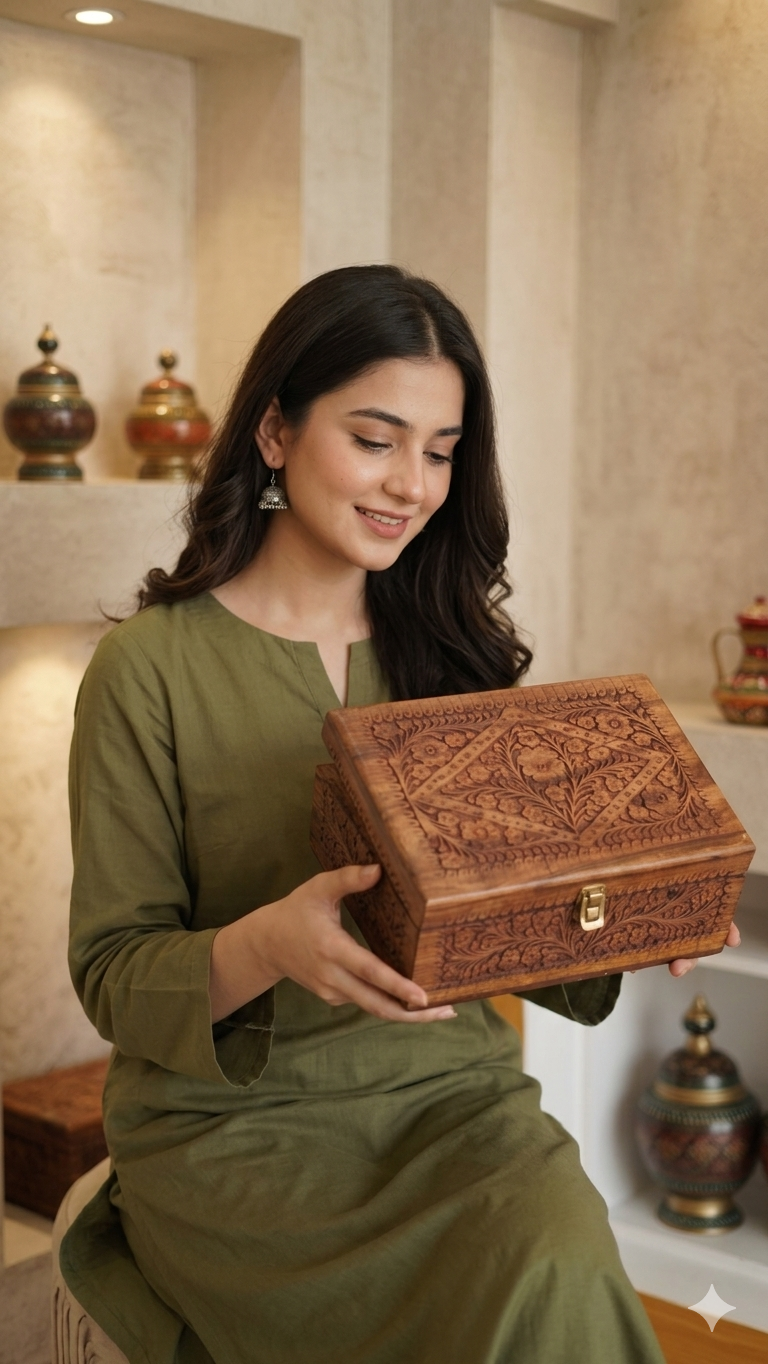 Handcrafted Heritage Jewelry Box