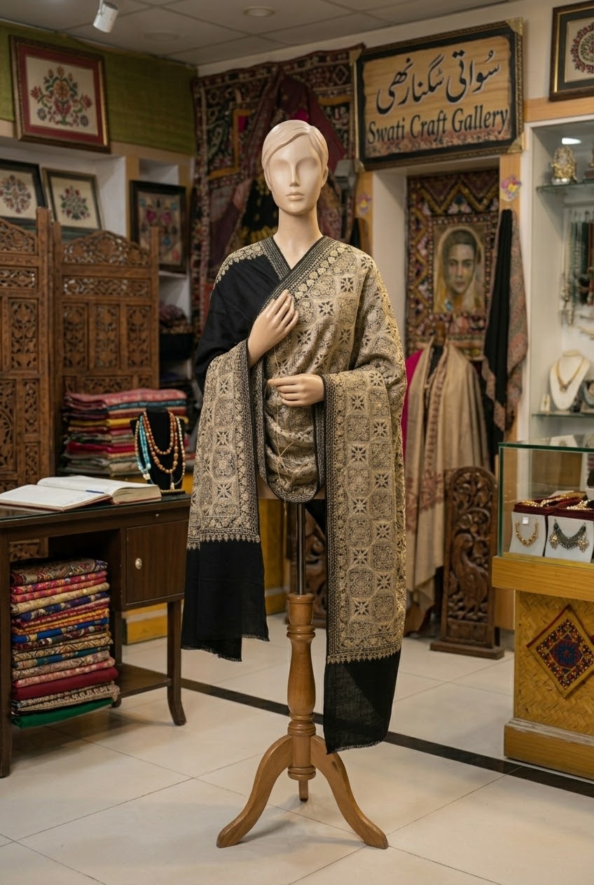 Heritage Zari Pashmina Shawl
