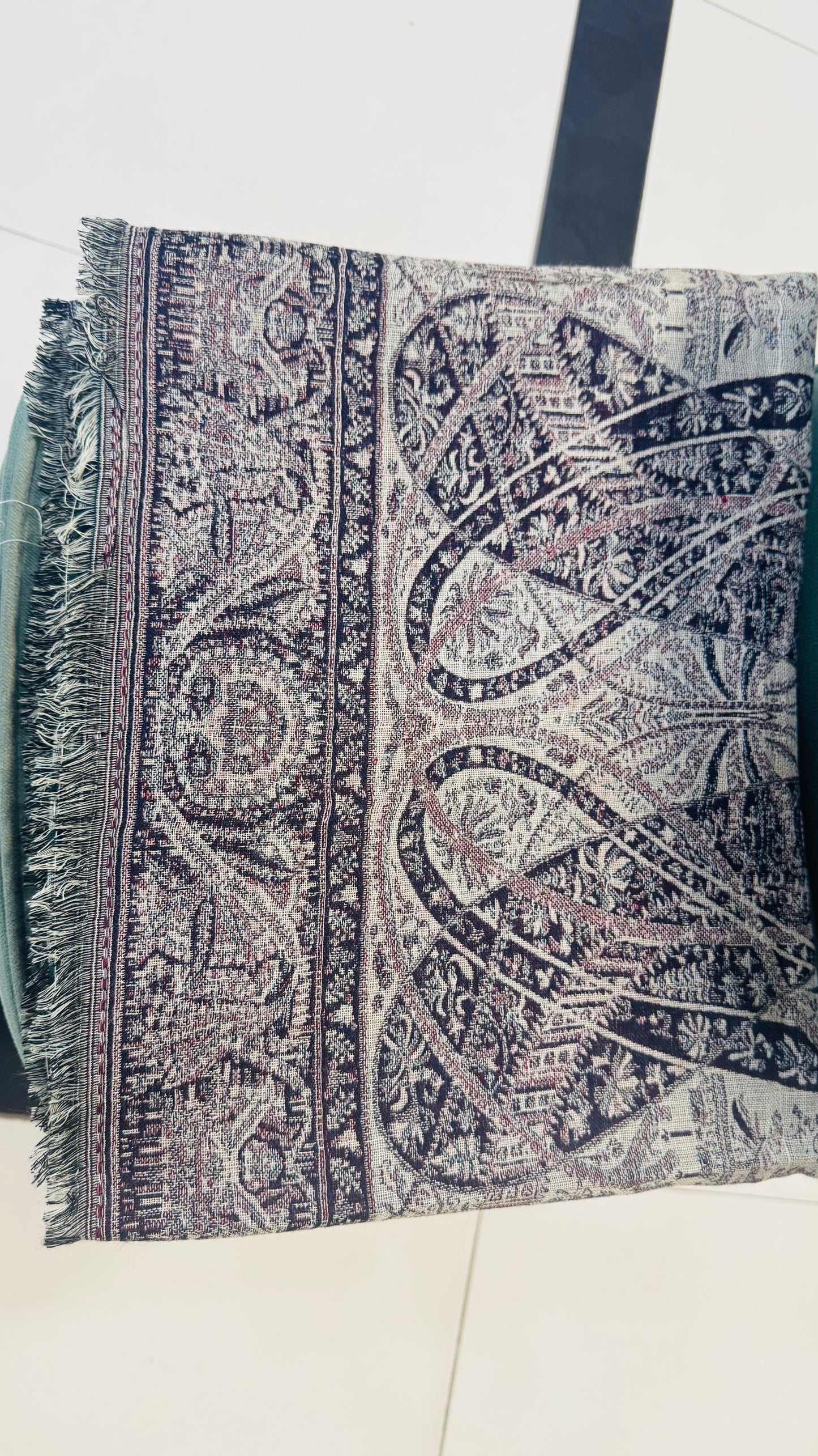 Printed Jamawear Wool Shawl