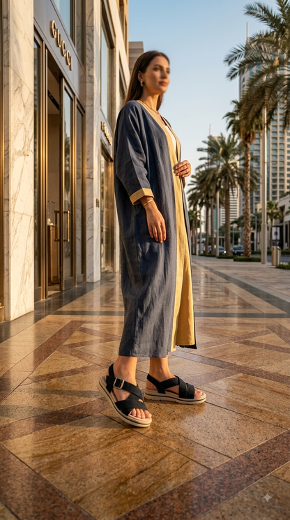 Ultimate Everyday Comfort: Black Flatform Sandals