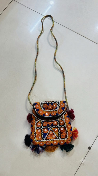 Handcrafted Embroidered Crossbody Bag