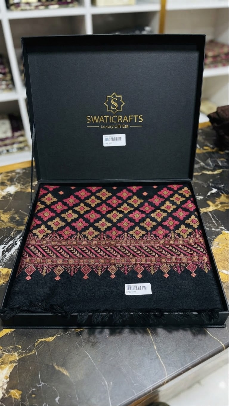 Ladies Handmade Wool Shawl — Pure Wool ❤️