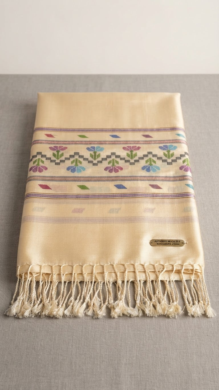 Women’s Floral Handmade Wool Shawl | Traditional Swati Handcrafted Design
