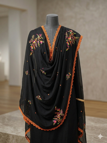 Swaticrafts Exquisite Floral Embroidery - Summer Special Edition