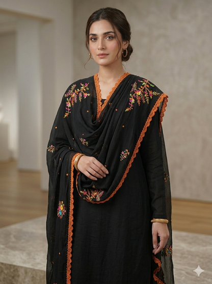 Swaticrafts Exquisite Floral Embroidery - Summer Special Edition