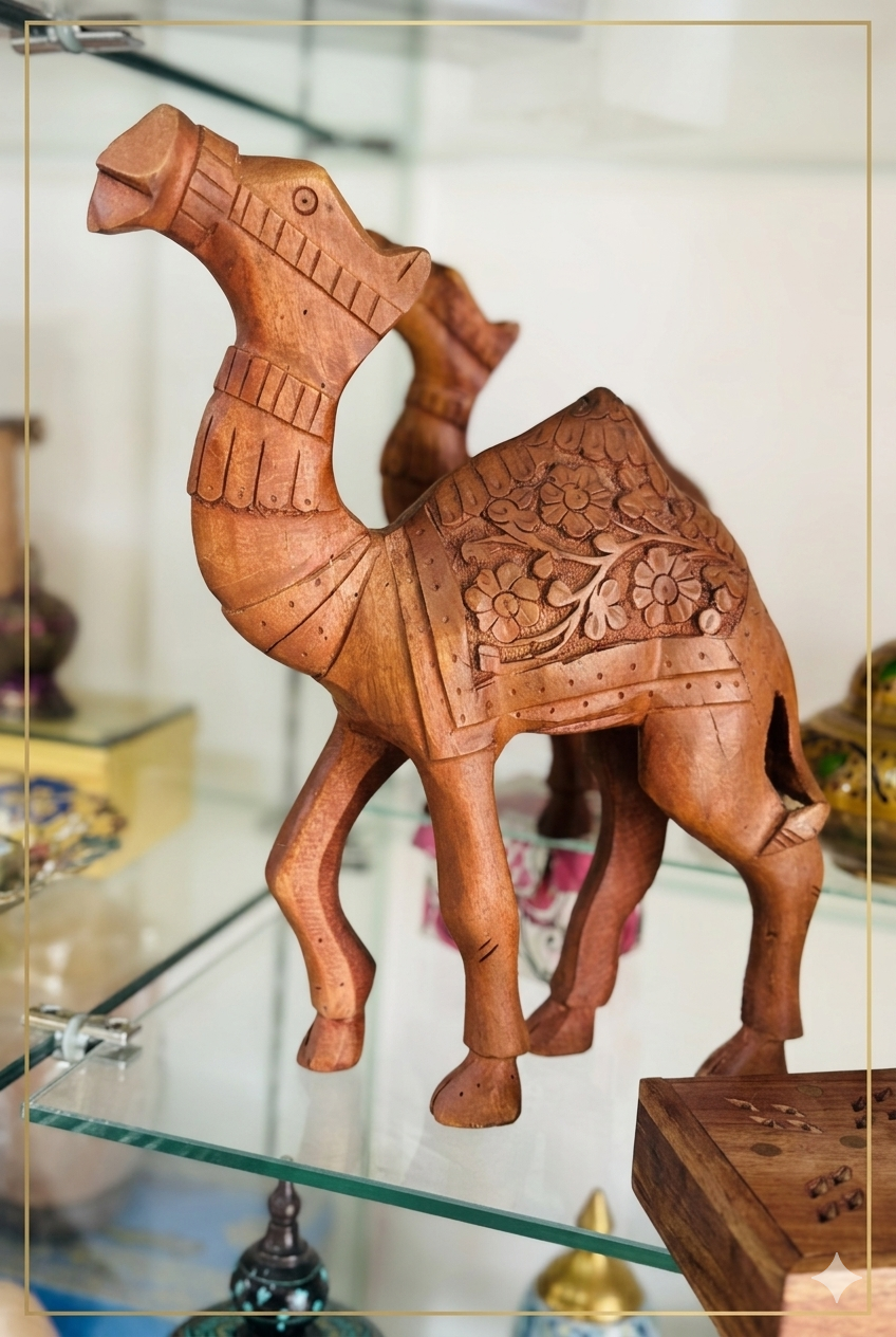 Swaticrafts Artisan Wooden Camel