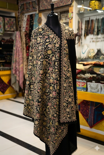 Signature Machine-Woven Pure Pashmina Shawl