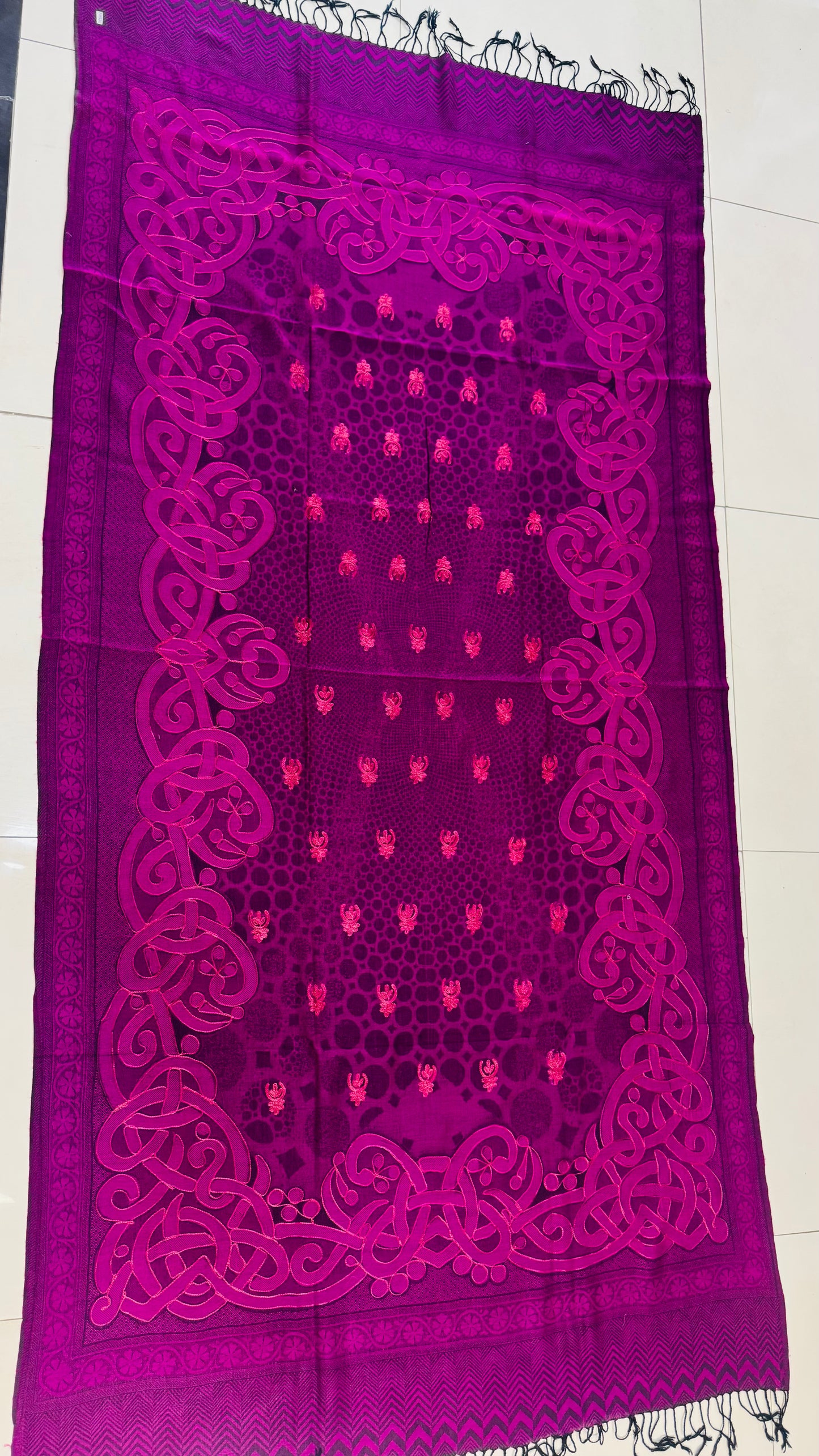 Printed Jamawear Wool Shawl