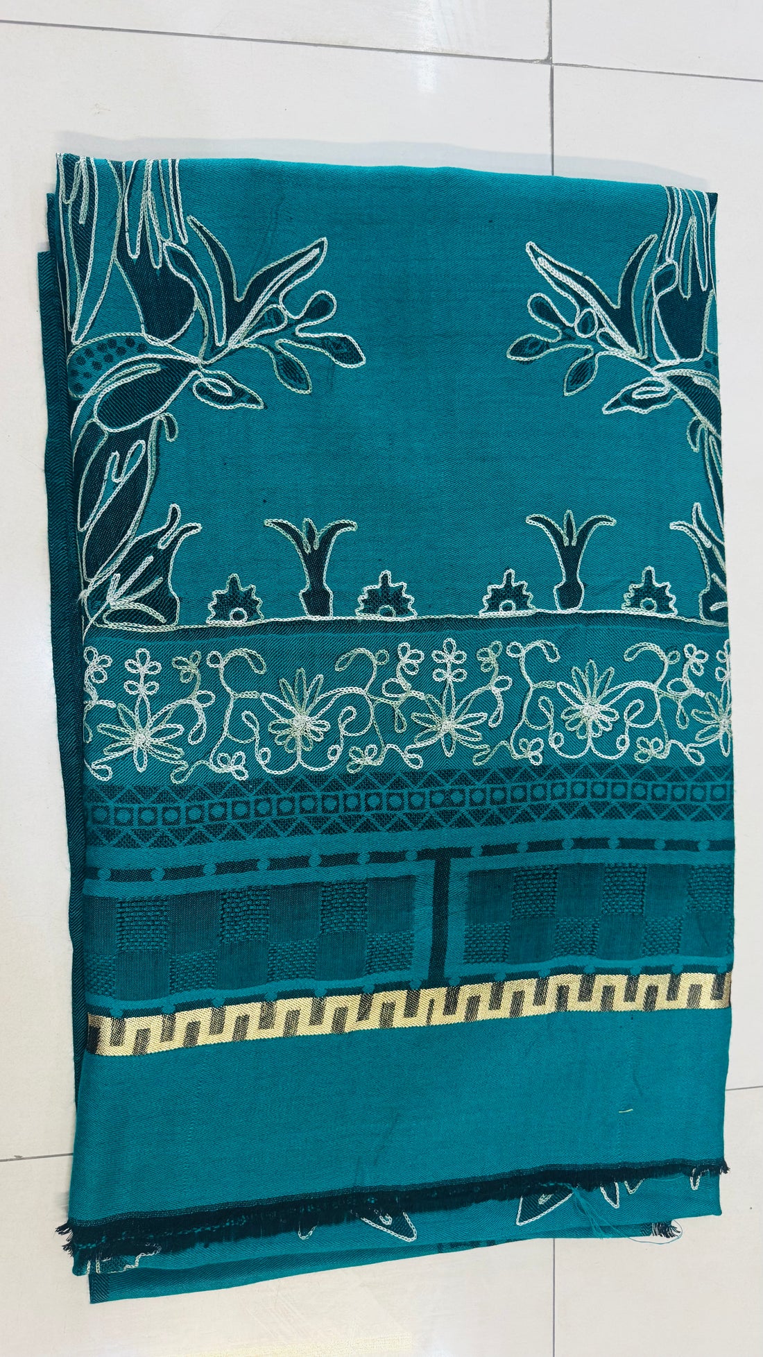 Printed Jamawear Wool Shawl