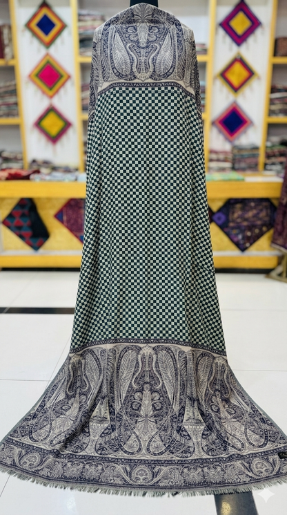 Printed Jamawear Wool Shawl