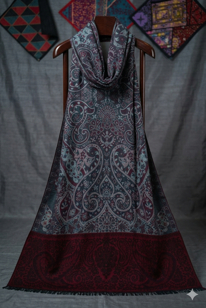 Printed Jamawear Wool Shawl