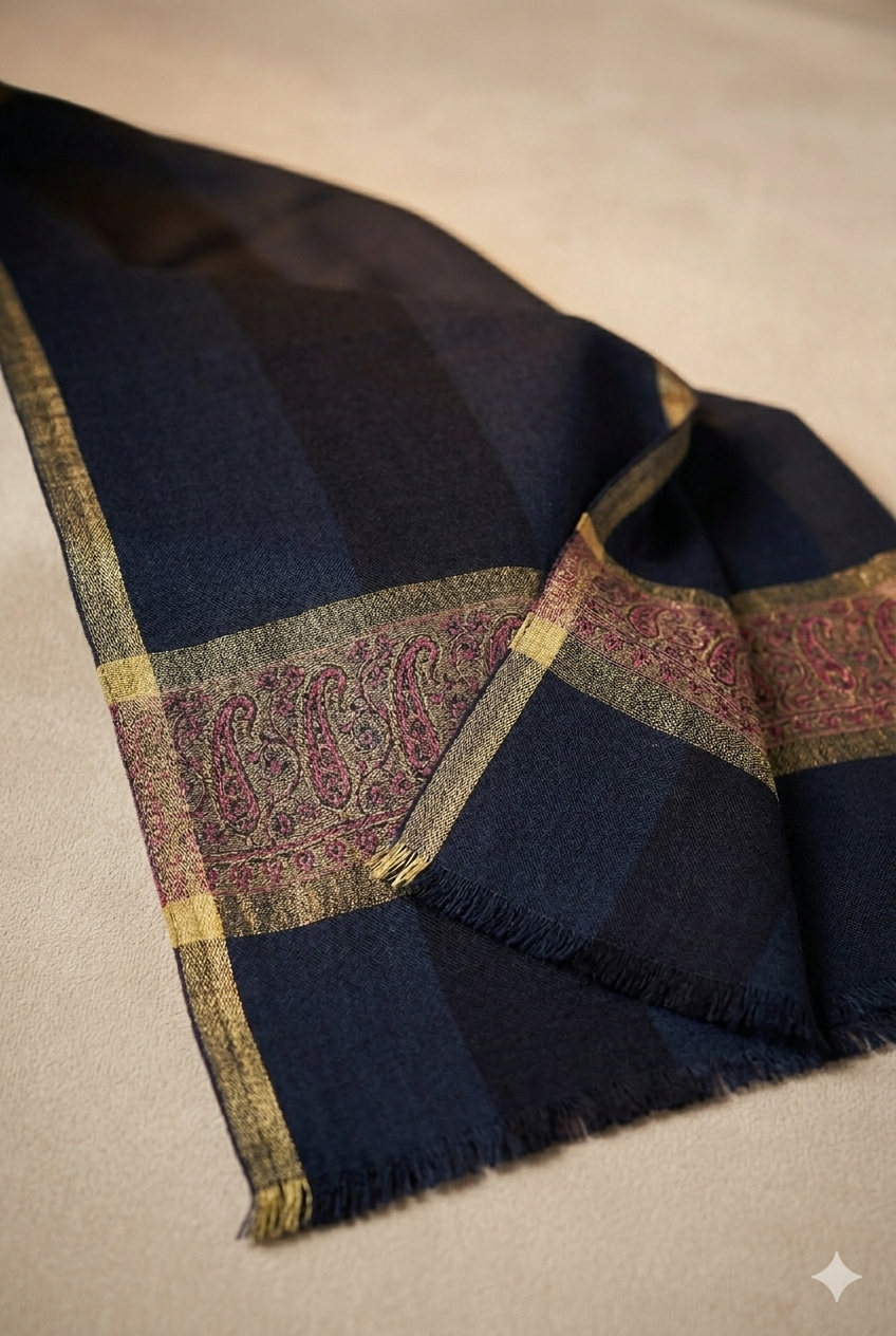 Printed Jamawear Wool Shawl