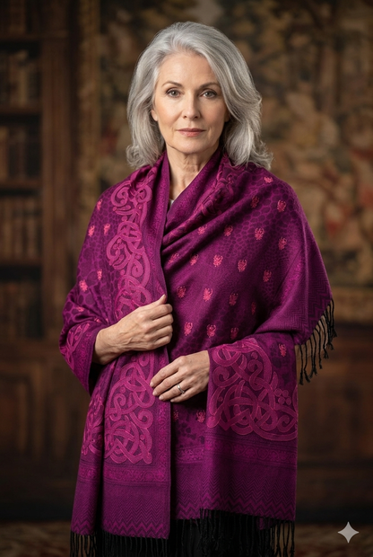 Printed Jamawear Wool Shawl