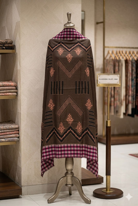 Printed Jamawear Wool Shawl