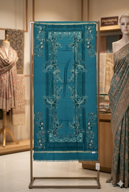 Printed Jamawear Wool Shawl