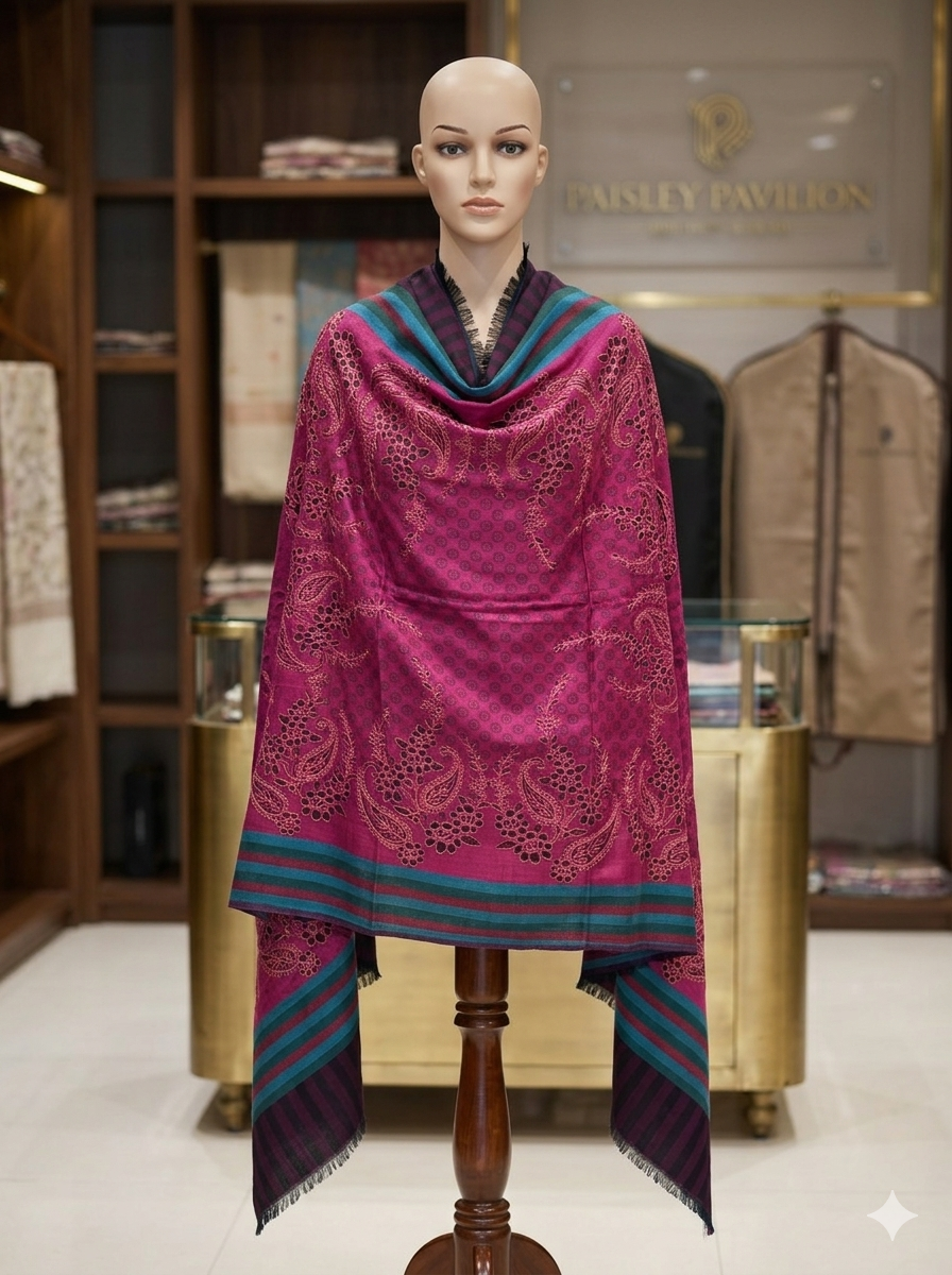Printed Jamawear Wool Shawl