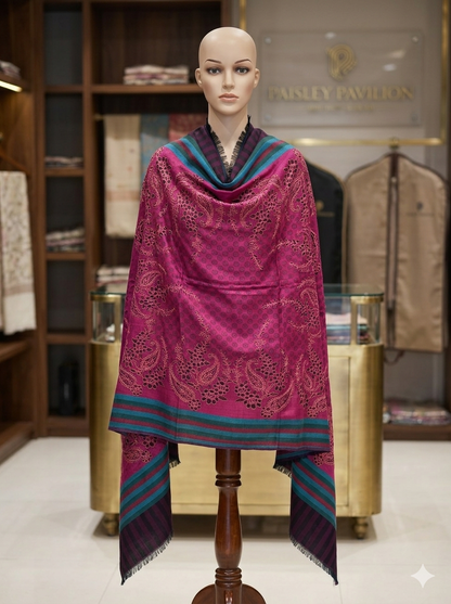 Printed Jamawear Wool Shawl