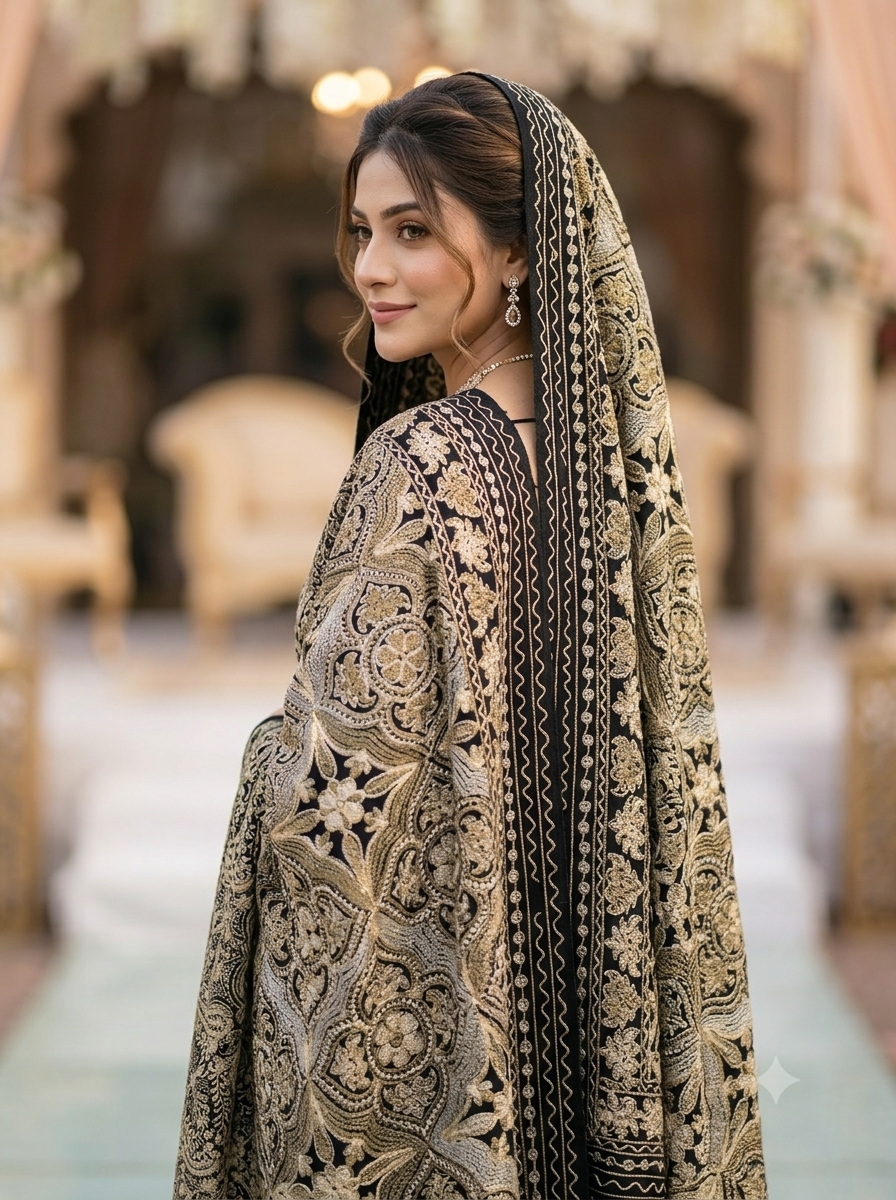 Heritage Zari Pashmina Shawl