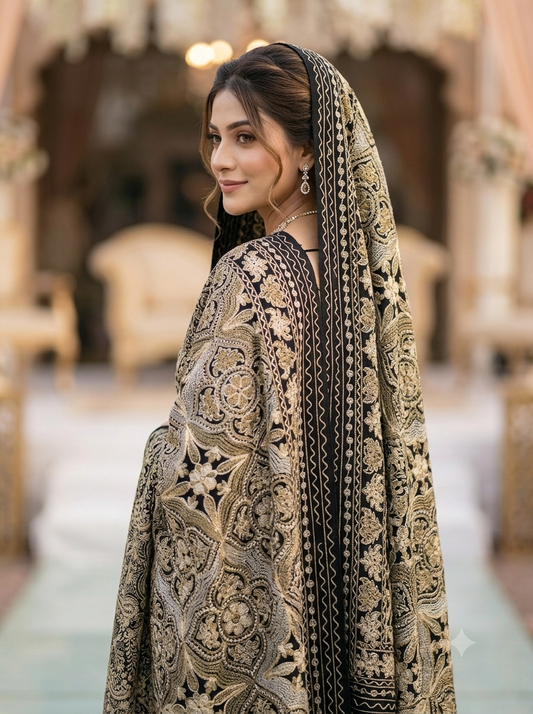 Heritage Zari Pashmina Shawl