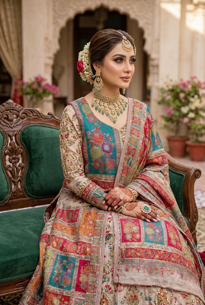The Masterpiece: Authentic Kashmiri-Style Kani Silk Shawl