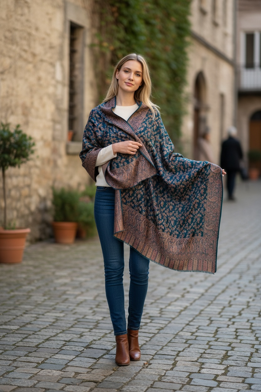 Premium Pakistani Kaani Winter Shawl
