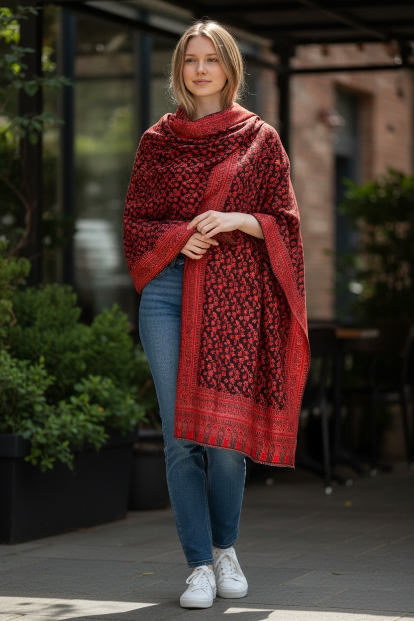 Premium Pakistani Kaani Winter Shawl