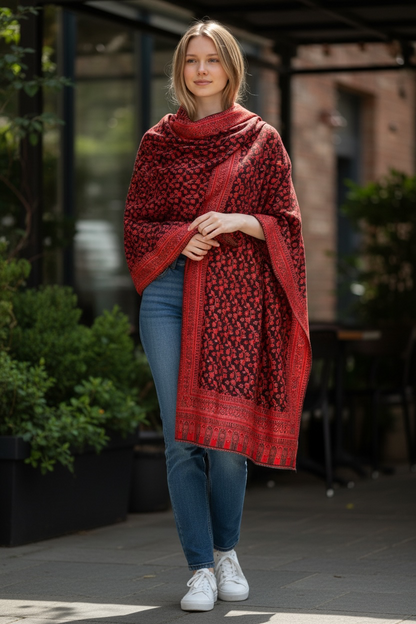 Premium Pakistani Kaani Winter Shawl