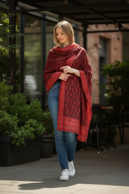 Premium Pakistani Kaani Winter Shawl