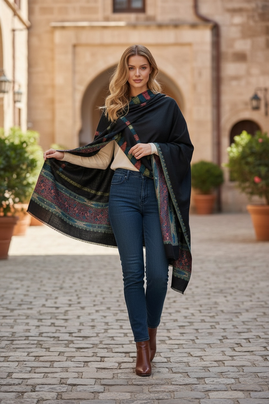 Premium Pakistani Kaani Winter Shawl