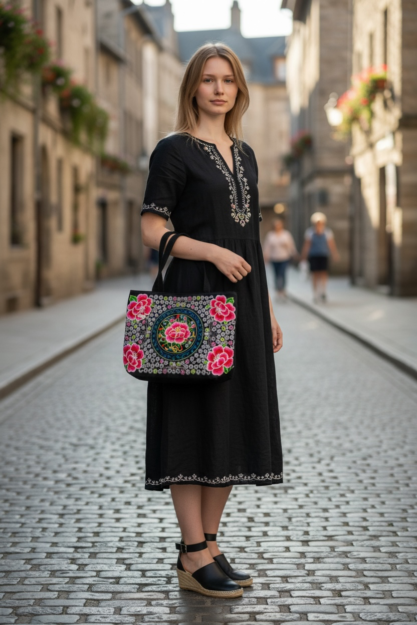 CRAFTED HAND-BAG