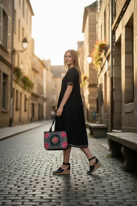 CRAFTED HAND-BAG