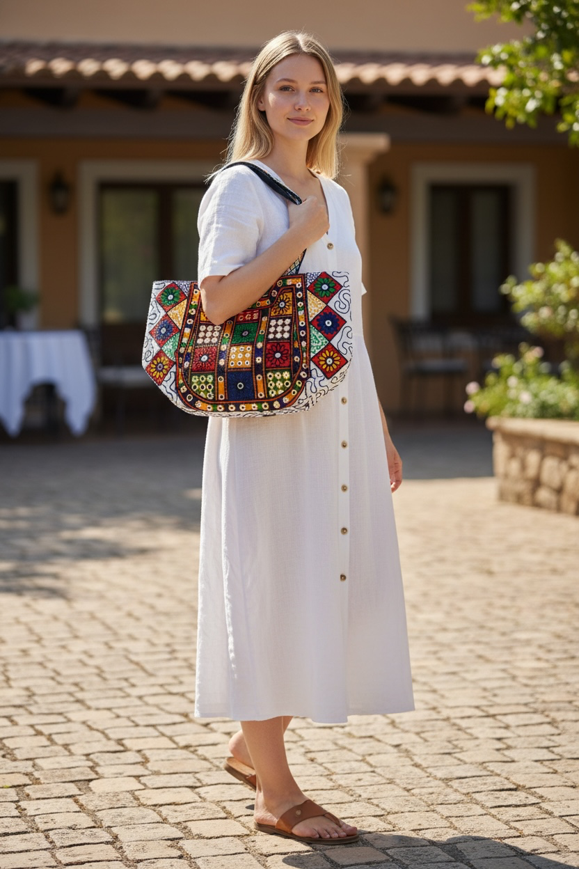 CRAFTED HAND-BAG