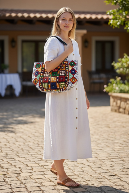 CRAFTED HAND-BAG